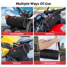 Load image into Gallery viewer, Motorcycle Handlebar Bag with Shoulder Strap